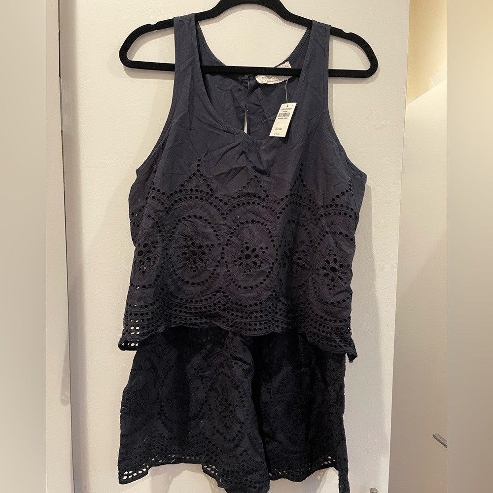 Abercrombie and Fitch Eyelet Romper